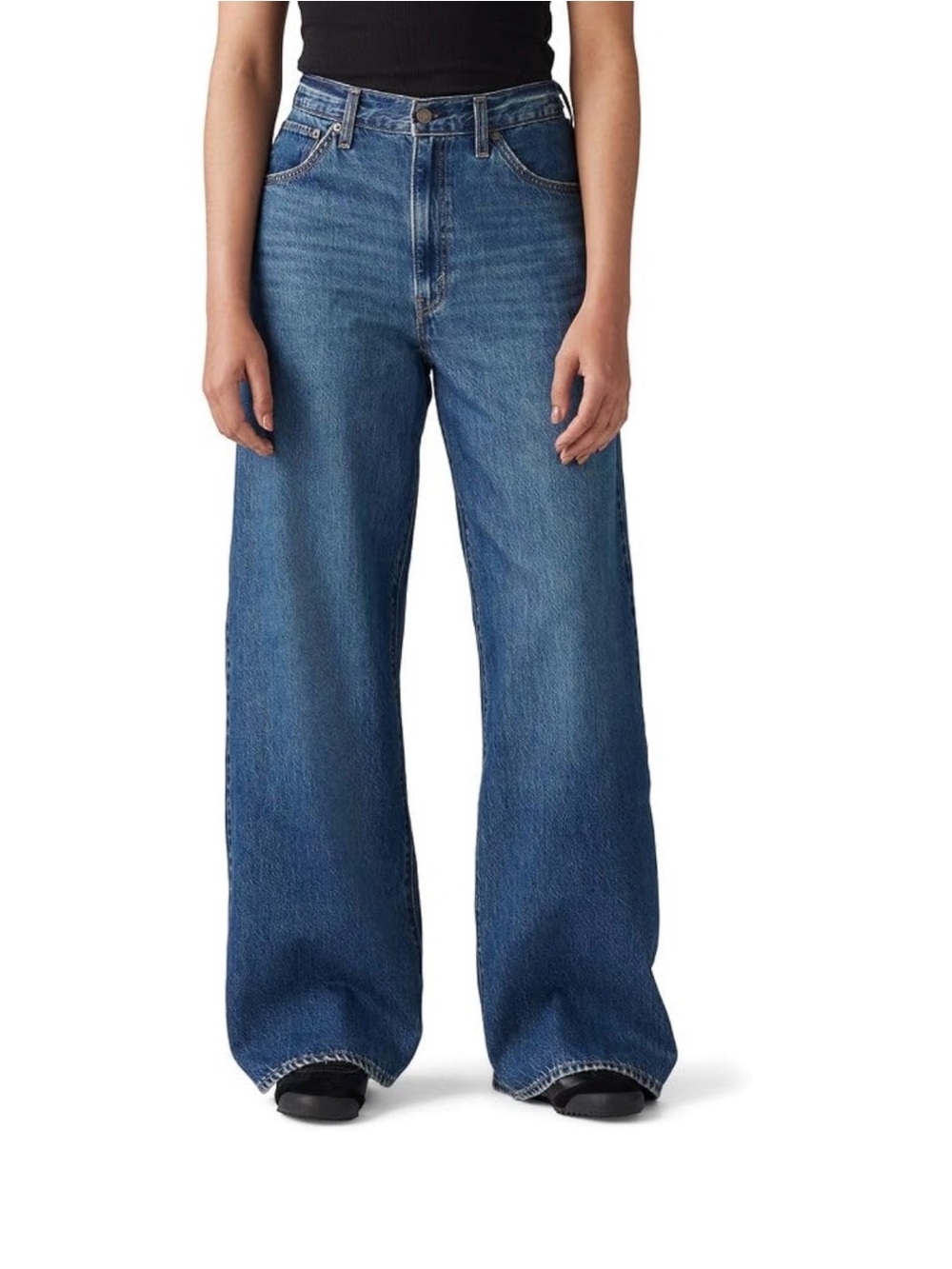 Levi's Women's Cinch Baggy Denim Jeans Chasing Dreams Size 28